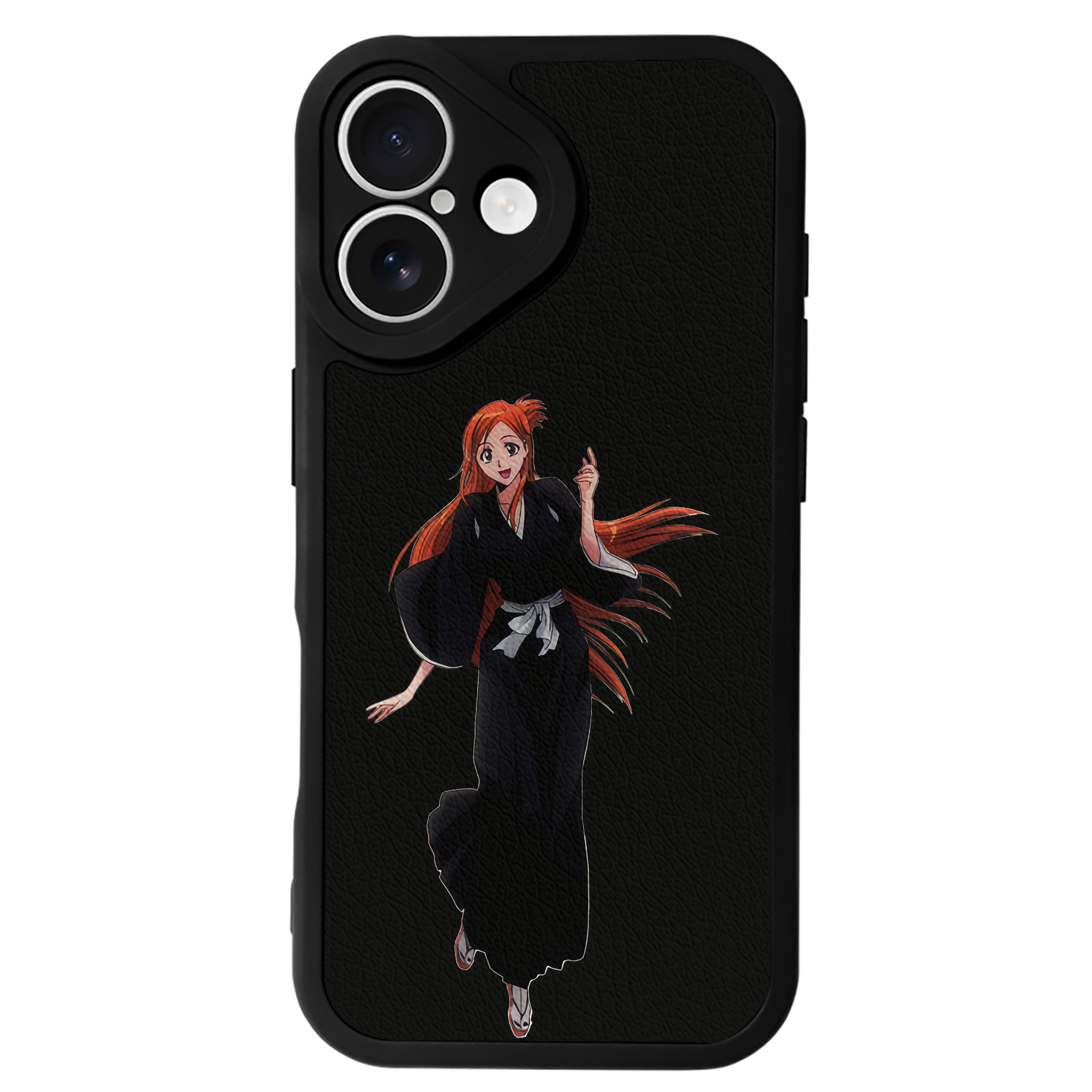 （画像用） ブリーチ 井上織姫（いのうえおりひめ） BLEACH Inoue Orihime 【iPhone 16シリーズ対応】シリコンスマホケース（レザー調） 材質：シリコン